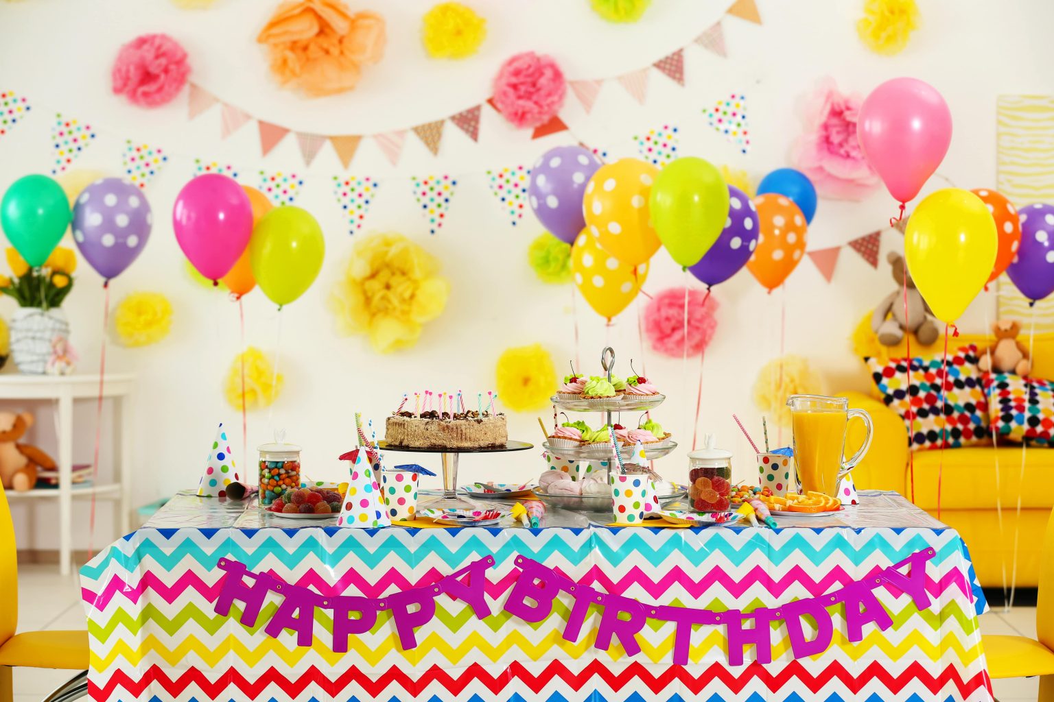 Simple Birthday Decoration ideas at Home | Origami Events Salem ...
